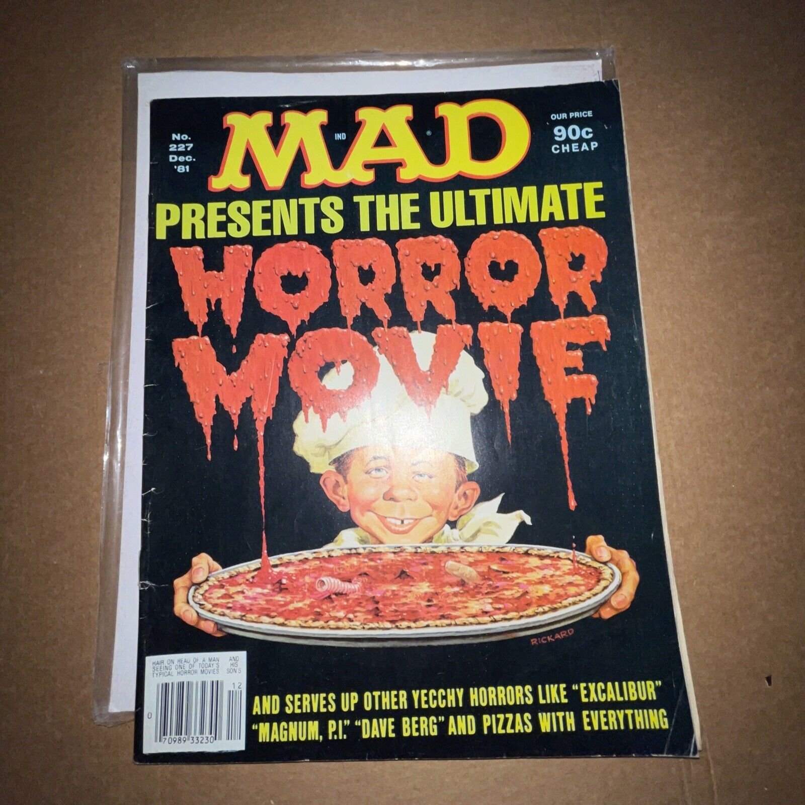 +++ Mad Magazine #227 December 1981 Horror Movie VG shipping included