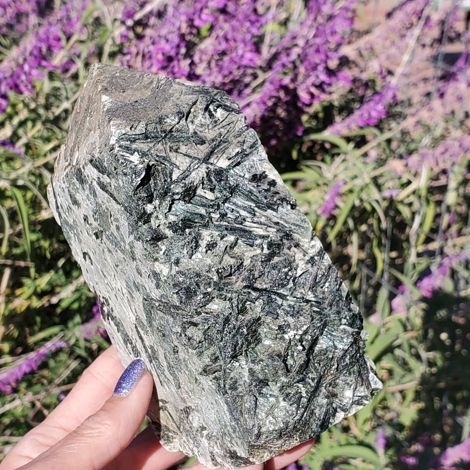 Rough Green Tourmaline Specimen Tower Crystal | Raw Verdelite | 814 grams | 1lbs