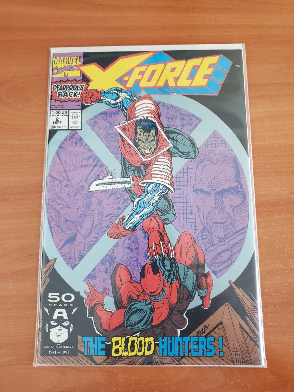 X-Force 2 NM / 2nd Deadpool / (1991)