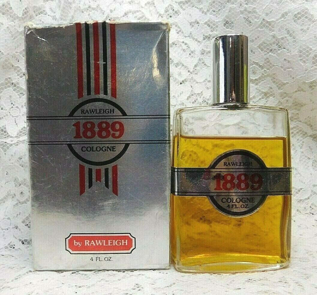 Vintage Rawleigh 1889 Cologne Splash For Men 4 fl oz About 80% Full Discontinued