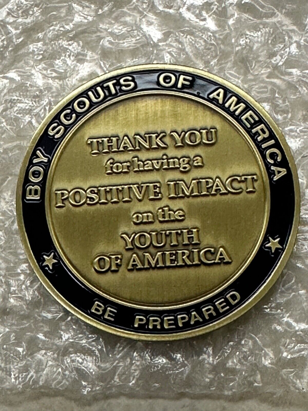 Boy Scout Western Region Journey to Excellence Challenge Coin