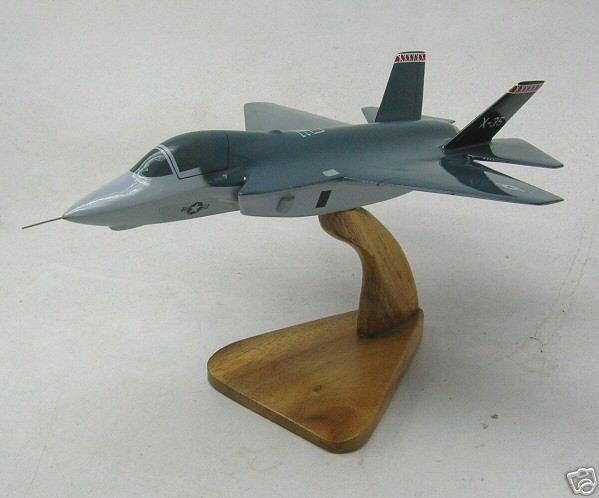 F-35 Joint Strike Fighter Airplane Desktop Wood Model Regular 