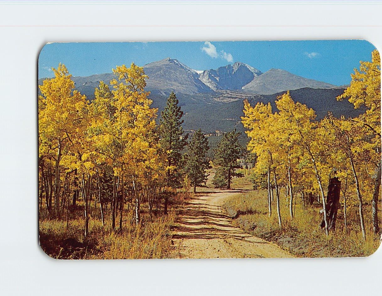 Postcard Long\'s Peak Estes Park Rocky Mountain National Park Colorado USA