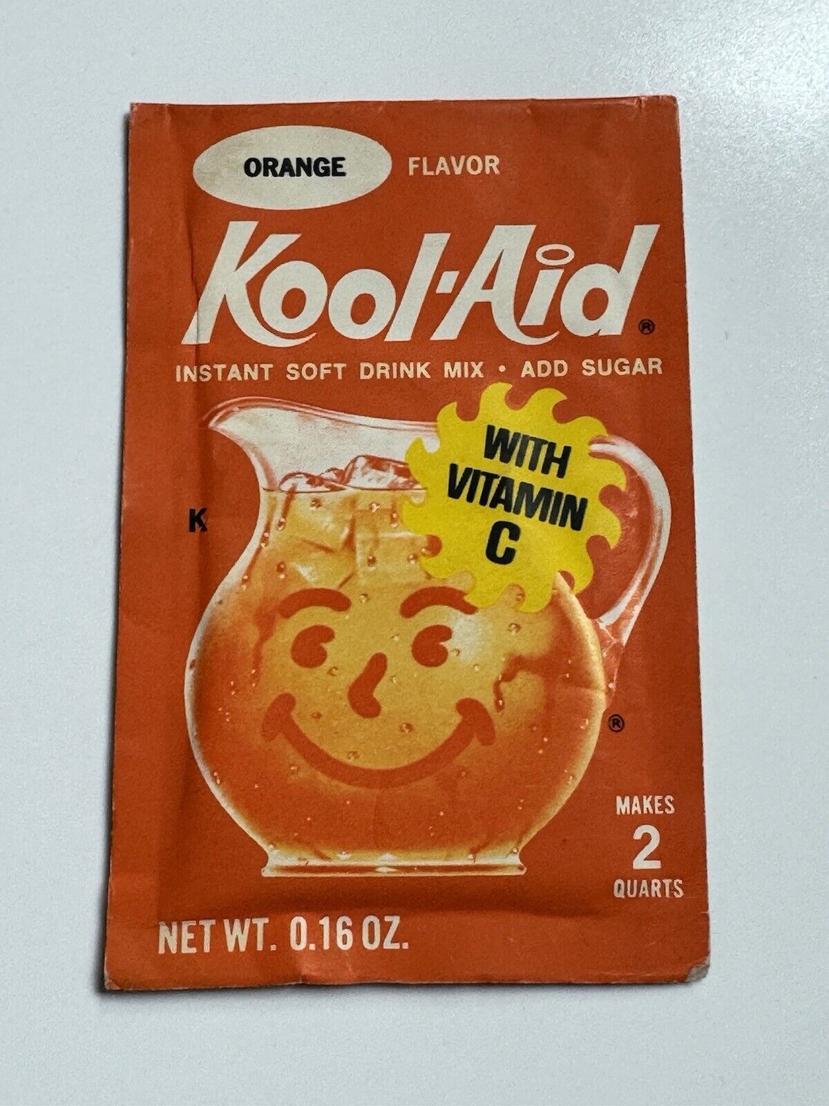 Vintage 60s Kool-Aid Orange Flavor Packet NOS