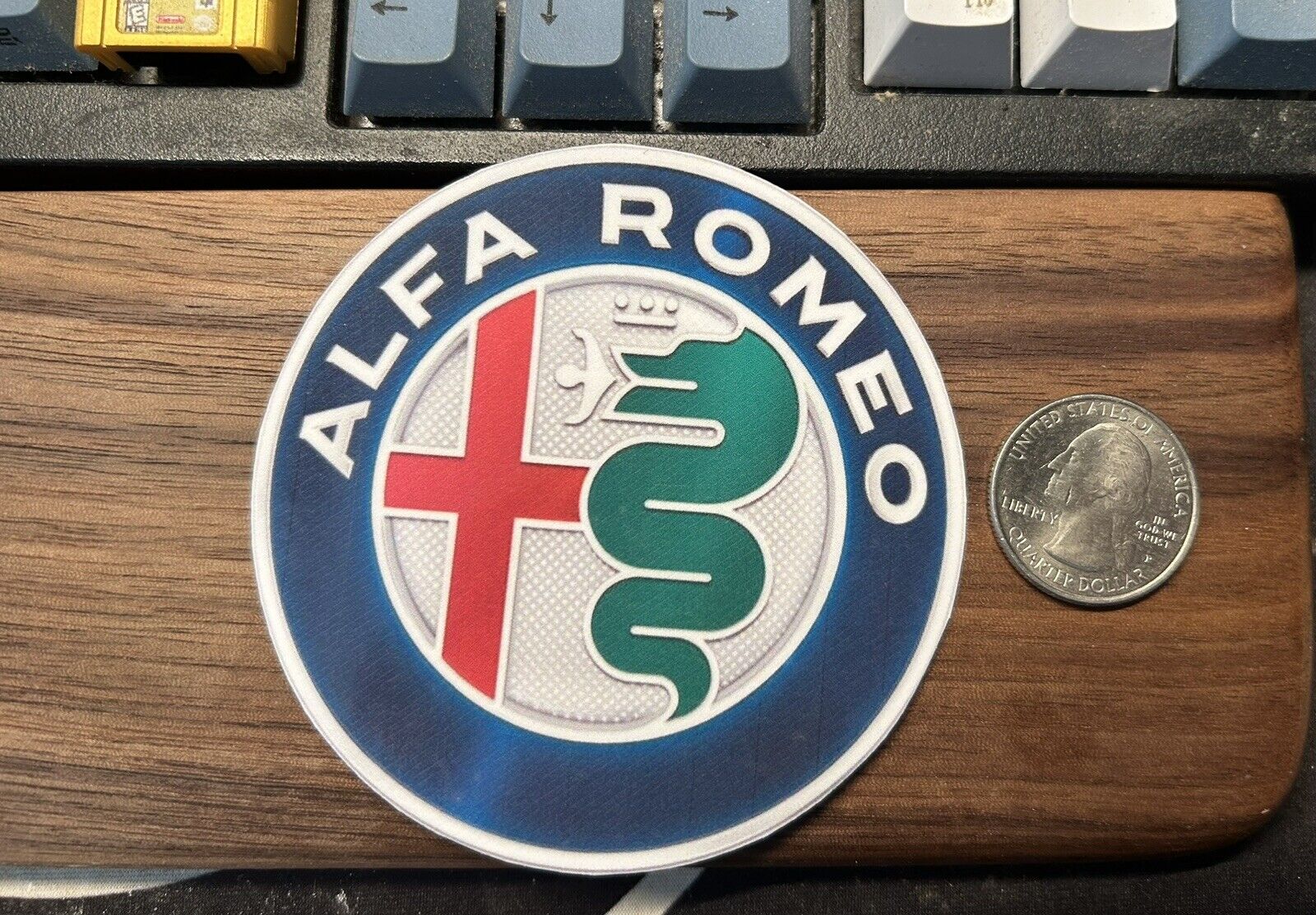 Alfa Romeo Logo - Glossy Vinyl Sticker