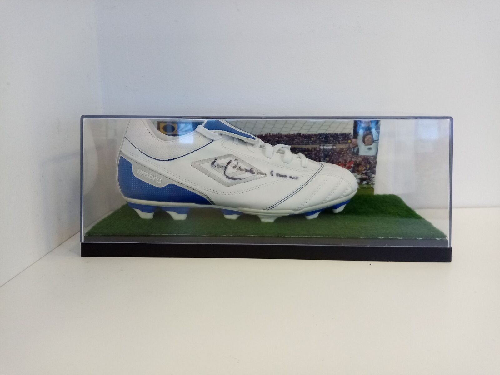 Football Boots Franz Beckenbauer Signed Autograph Signature Umbro COA