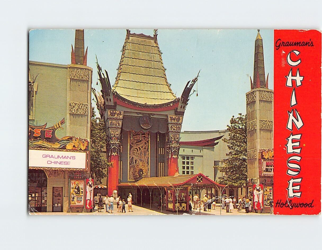 Postcard Grauman\'s Chinese Theater Hollywood California USA