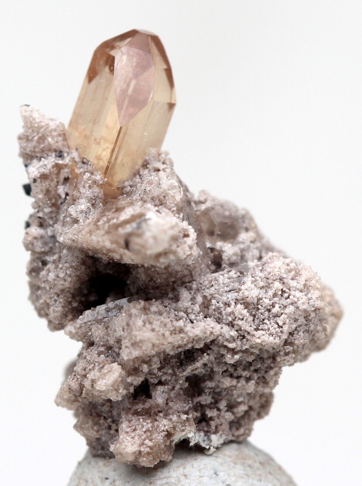 CHAMPAGNE IMPERIAL TOPAZ Crystal Cluster Mineral Specimen JUAB COUNTY UTAH