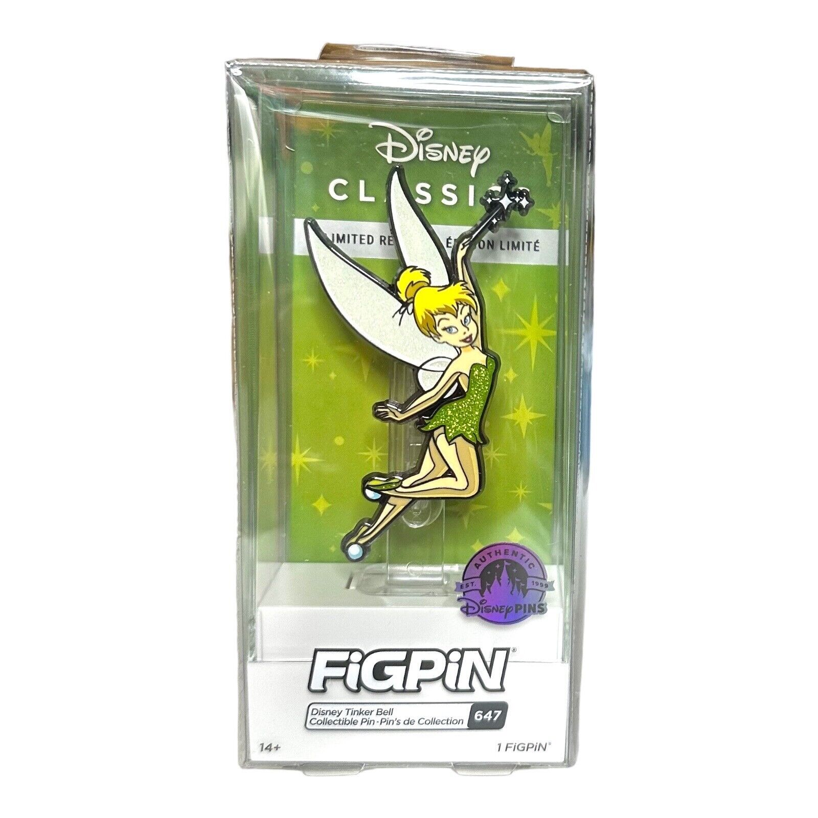 NEW Disney Parks 2022 FIGPIN #647 Tinker Bell Pin Limited Release