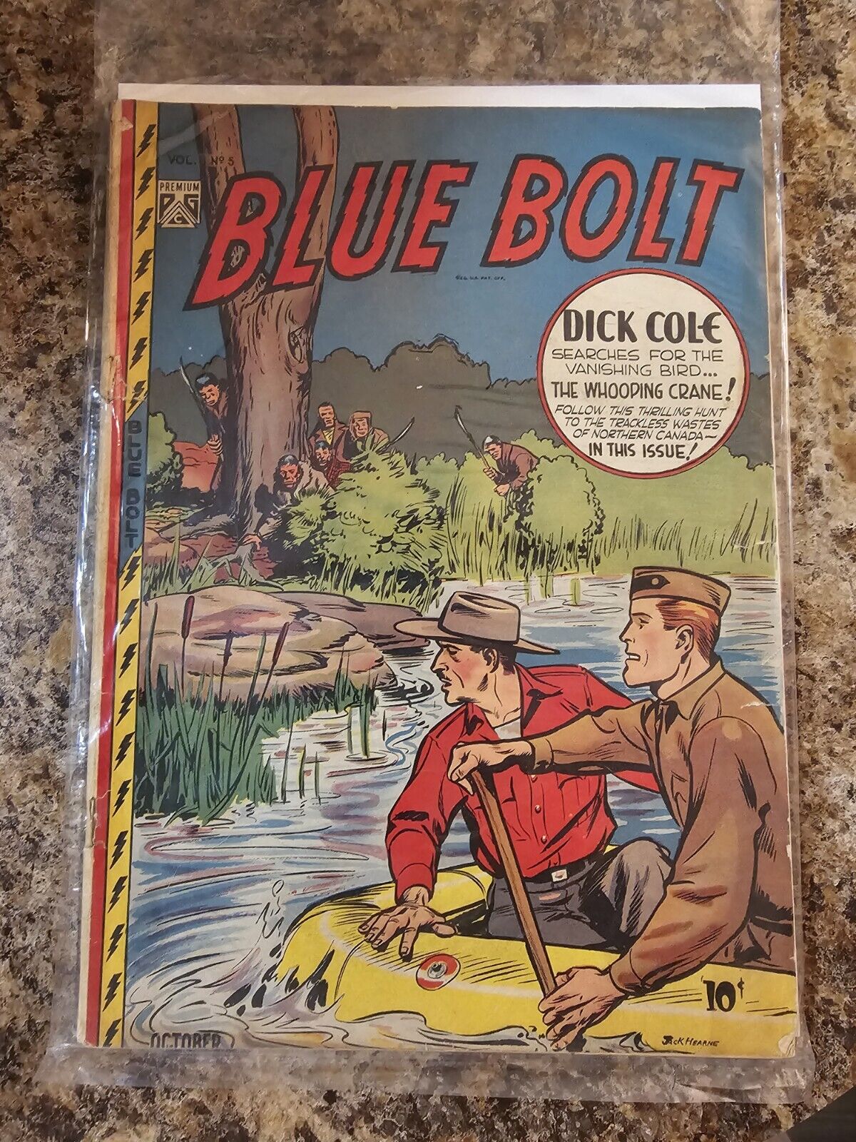Blue Bolt Vol.8 #5 (1947) Golden Age Novelty Press Comic Book VG 