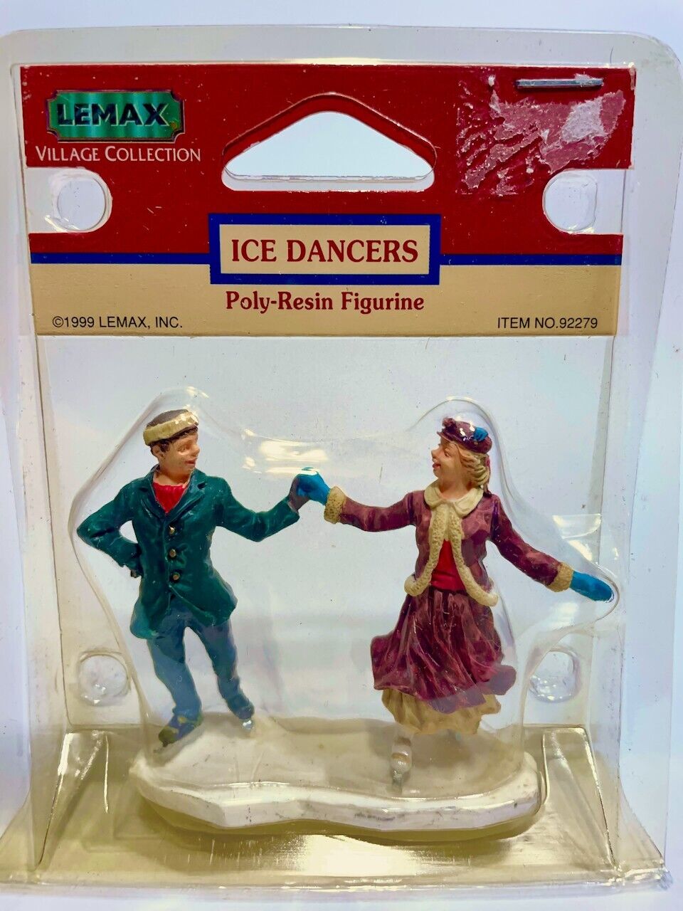Lemax Christmas Ice Dancers 1999 Retired 2005 3+ 20% off