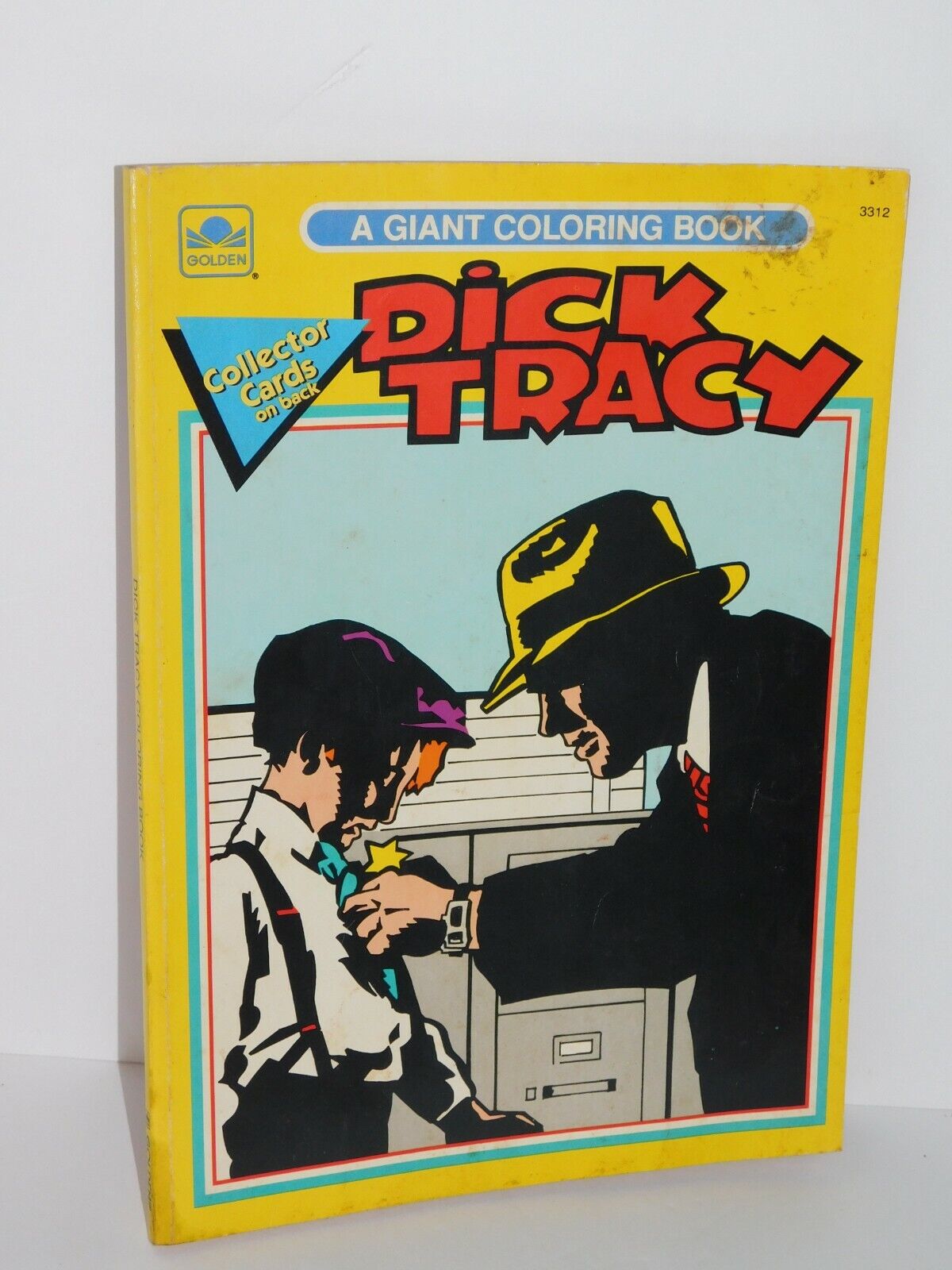 1990 Dick Tracy Coloring Book Golden Vintage