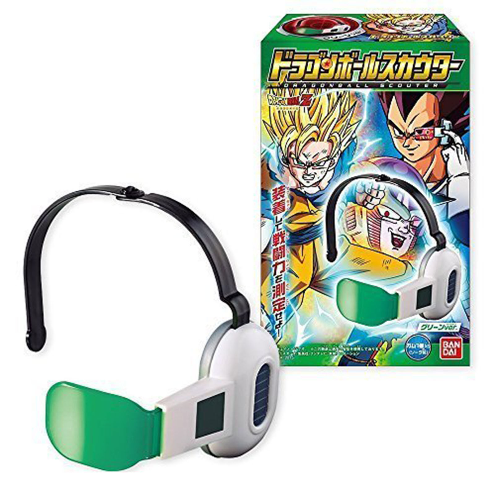 Bandai Dragon Ball Z Saiyan Scouter Green Lens	 NEW Toys DBZ Cosplay Anime