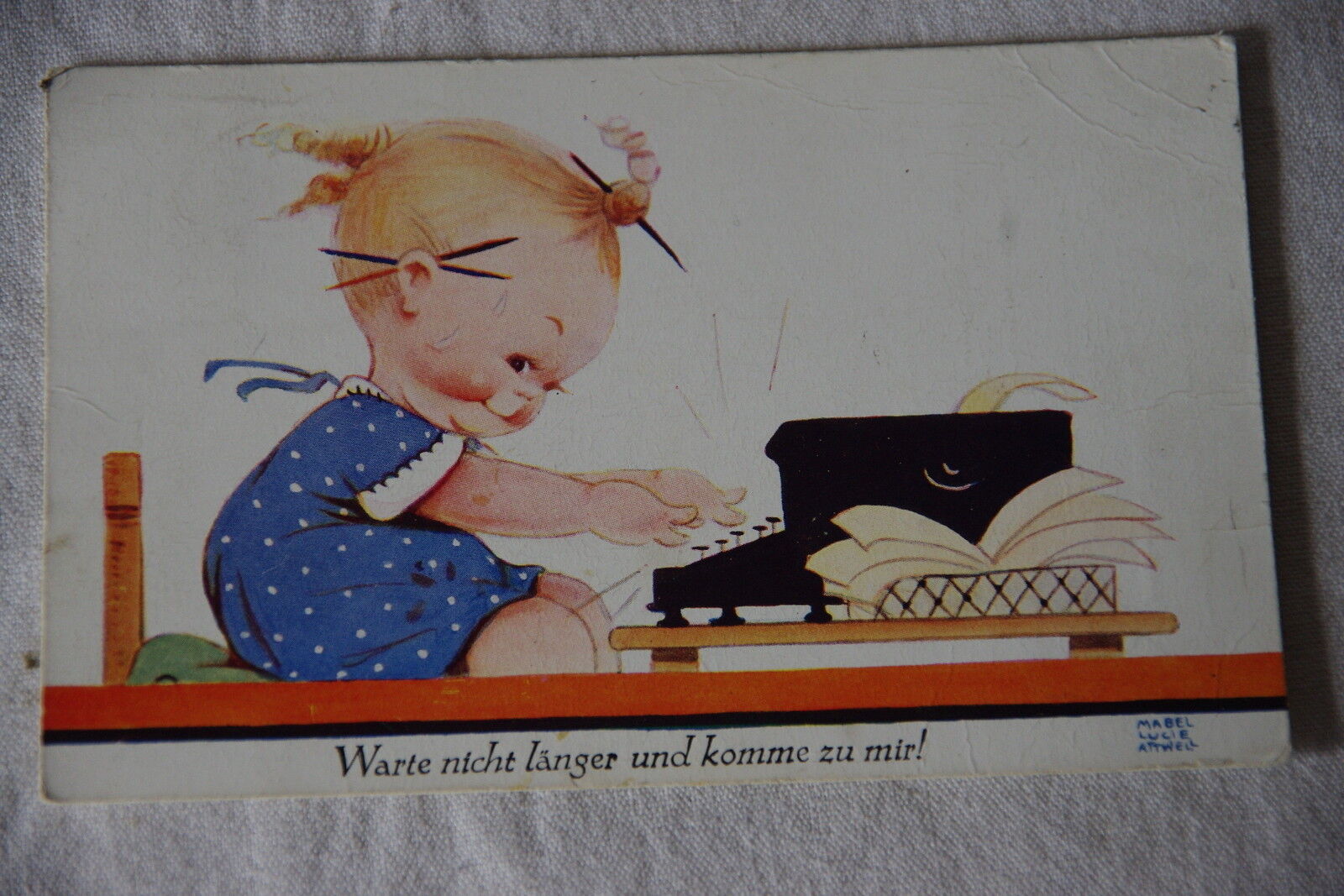 CPA Illustrated By Illustrator Mabel Lucie Attwell Text German Child 1939