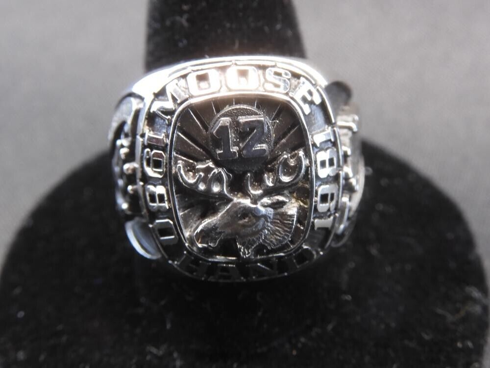 Loyal Order of Moose Silver Men’s Ring Size 11 Hand 1980 1981