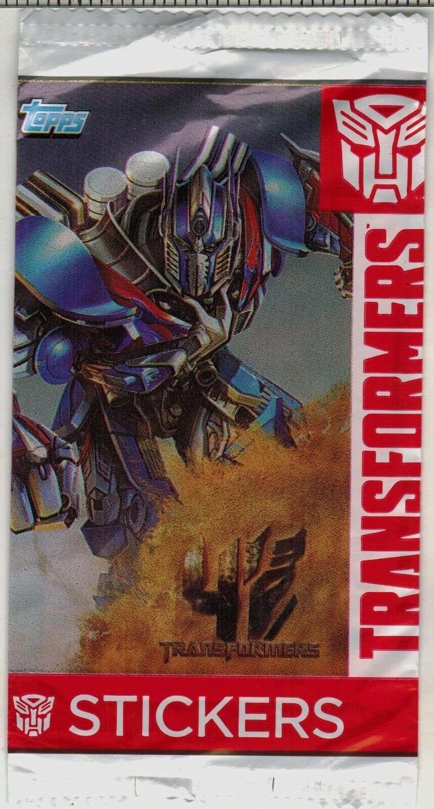 Argentina version 2014 Topps Hasbro Transformers Sticker Pack 
