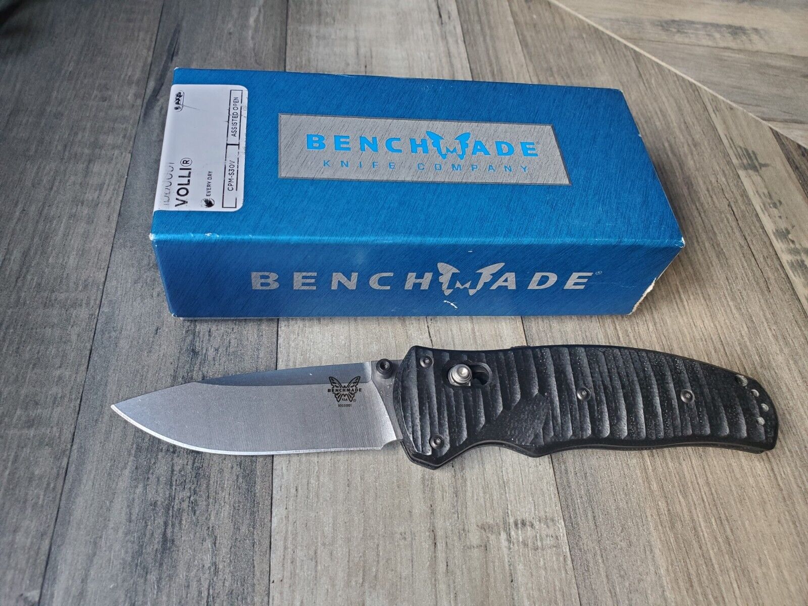 Benchmade 1000001 Knife S30V PE Axis w Textured 3D G10 EDC Discontinued RARE NIB