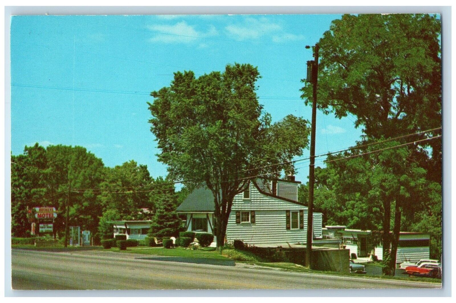 Cincinnati Ohio OH Postcard Buckeye Motel Exterior View Building c1960 Unposted