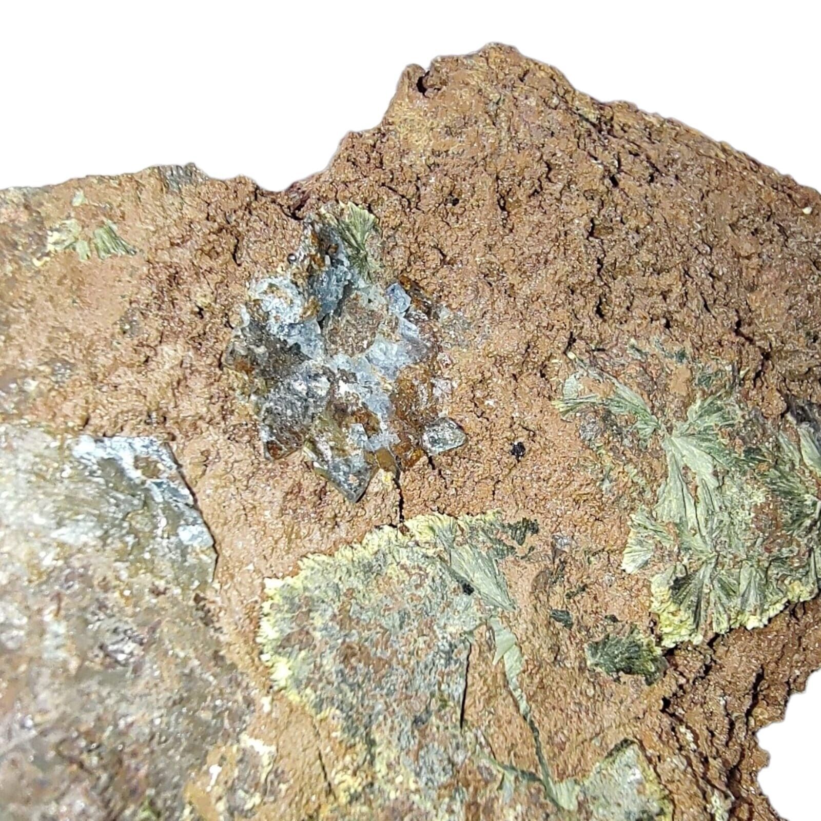 495g Scordite Köttigite Kottigite Crystal Cluster Ojuela Mine Mineral Rare