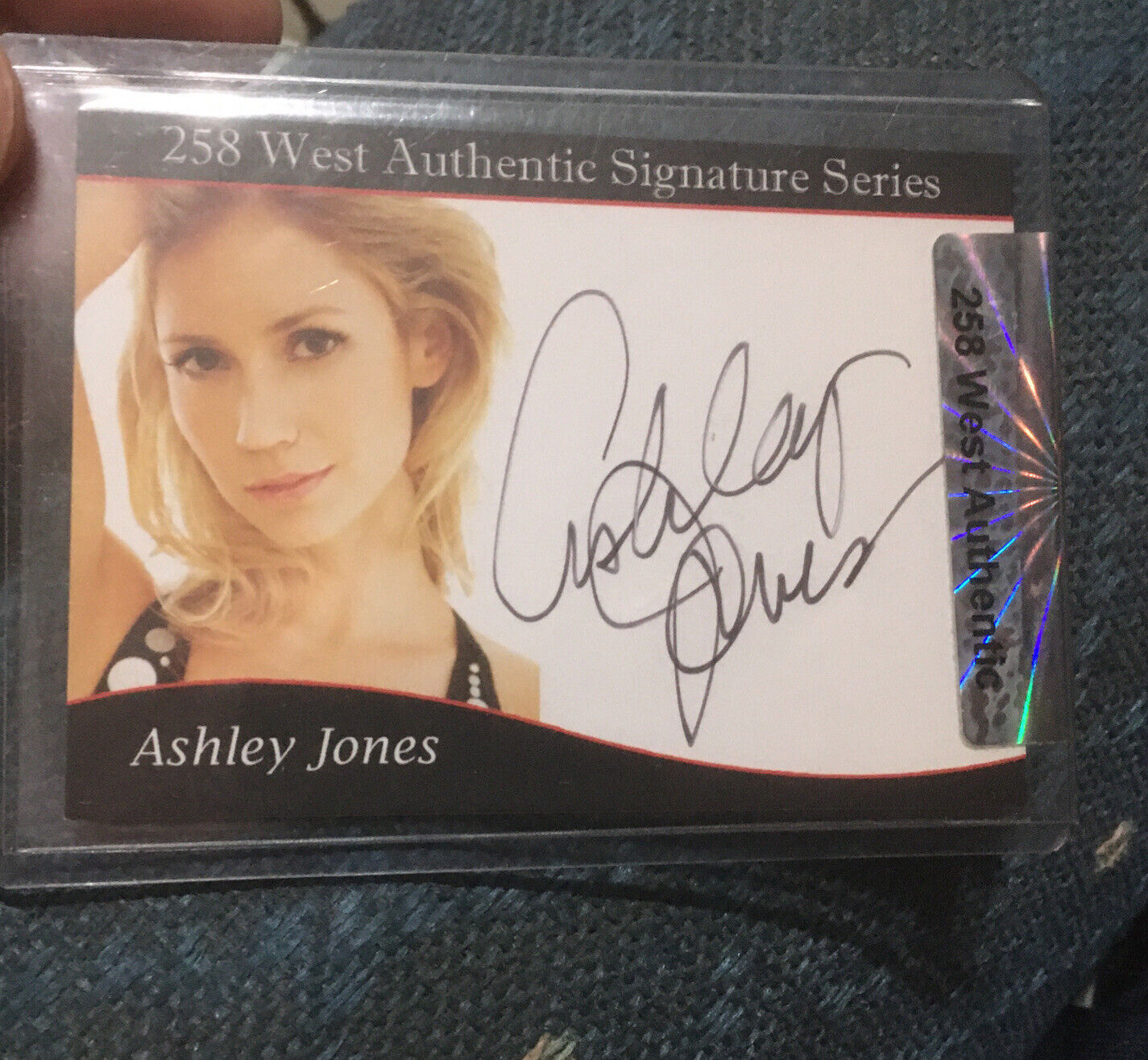 258 West Authentic Signatures Series Ashley Jones Auto Card /240