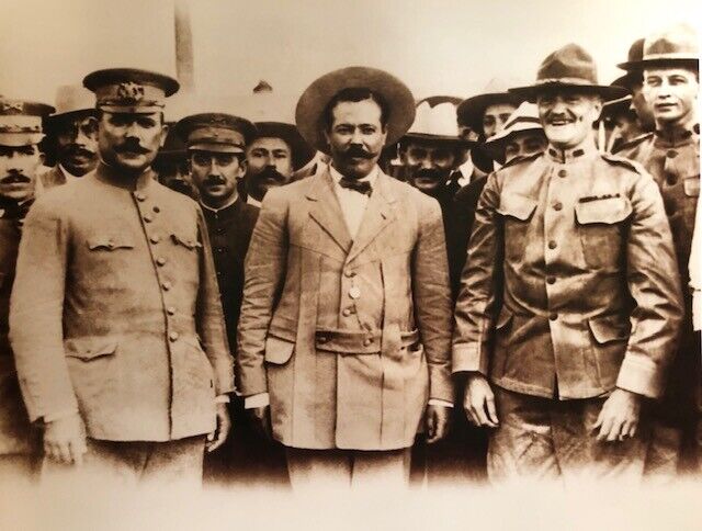 Mexican Revolution: Pancho Villa, John Pershing, Dwight D. Eisenhower 16x20