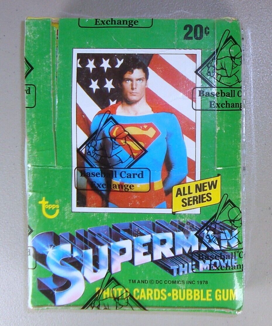 1978 Topps Superman: The Movie Series 2 Wax Box BBCE Sealed Unopened ~ 36 Packs