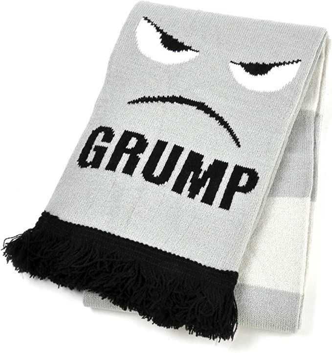 Archie McPhee Grump Scarf holiday present gag gift