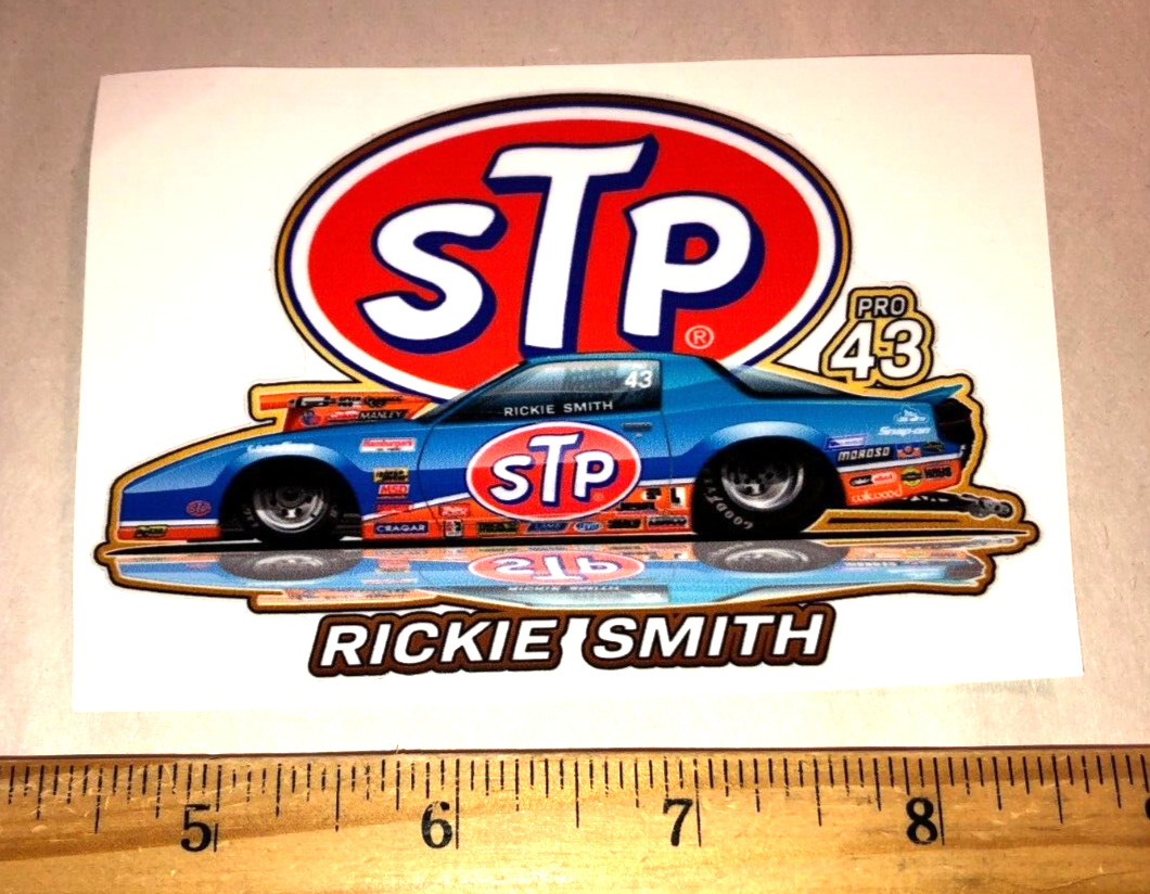 SALE Rickie Smith Pro43 STP  Pro Stock FIREBIRD NHRA Racing Die Cut Sticker