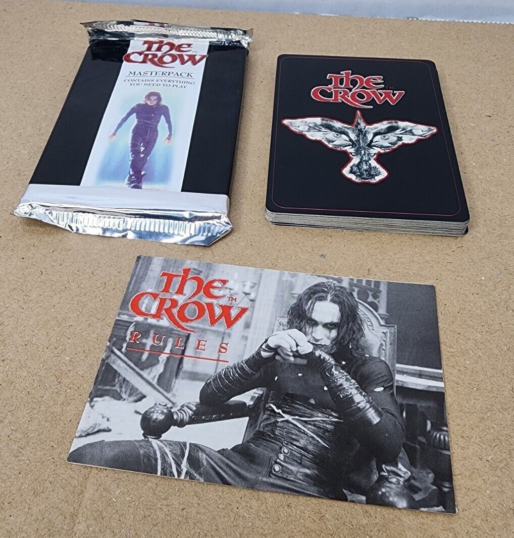 1994 The Crow Masterpack Gaming Card 1 Sealed Pack & 15 Cards Loose