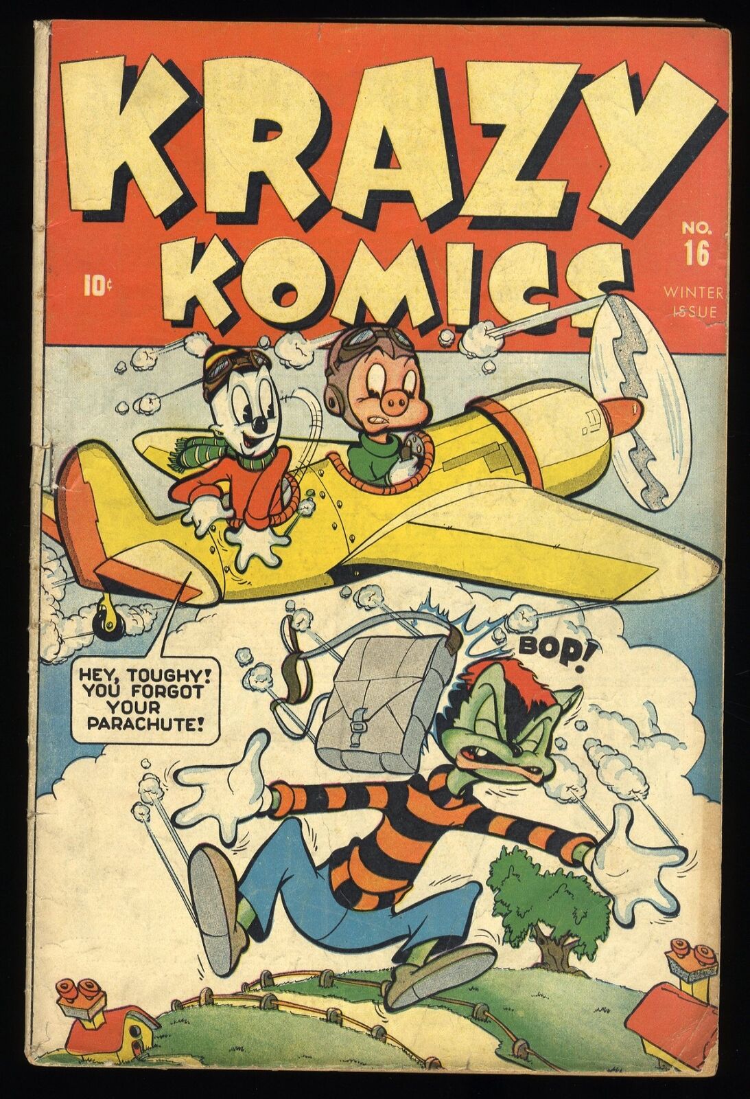 Krazy Komics (1942) #16 GD/VG 3.0 Ziggy Pig, Silly Seal, Toughy Cat