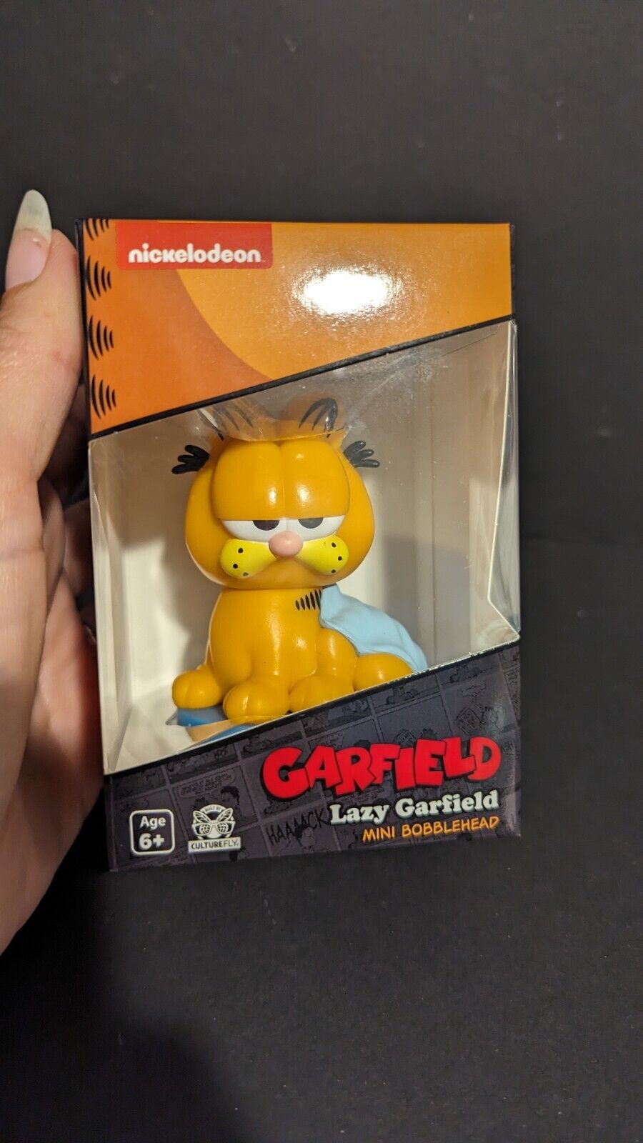 Nickelodeon - Lazy Garfield - Mini Bobblehead by Culturefly