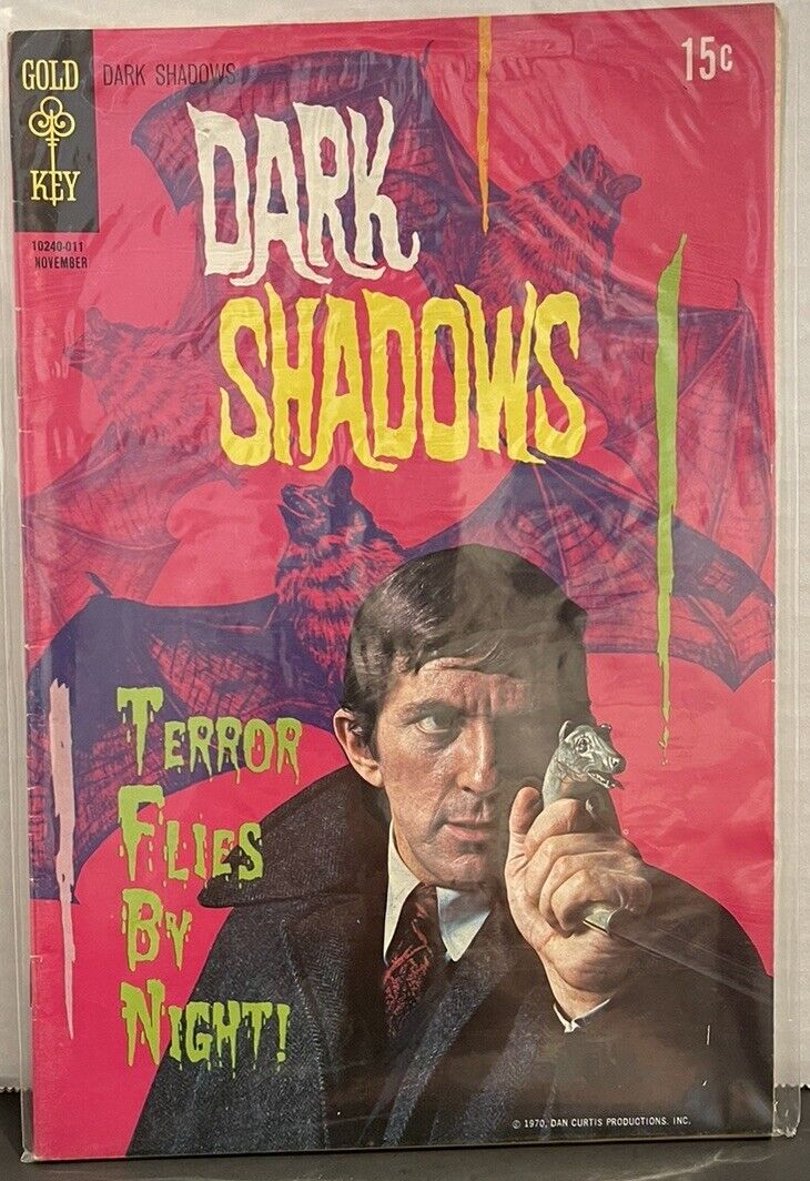 Gold Key Dark Shadows #7 - Last Photo Cover - Key Issue (1970) Barnabas Collins