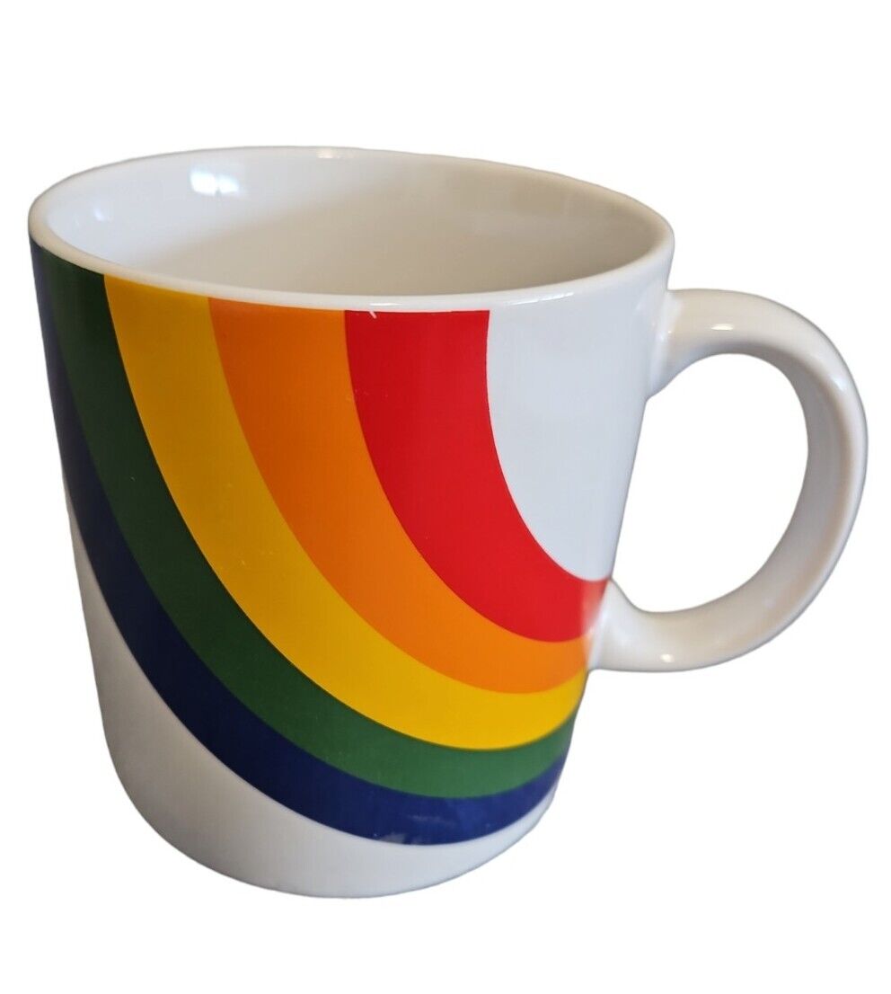 Vintage 1984 FTD Rainbow Mug As Seen On Stranger Things Pride