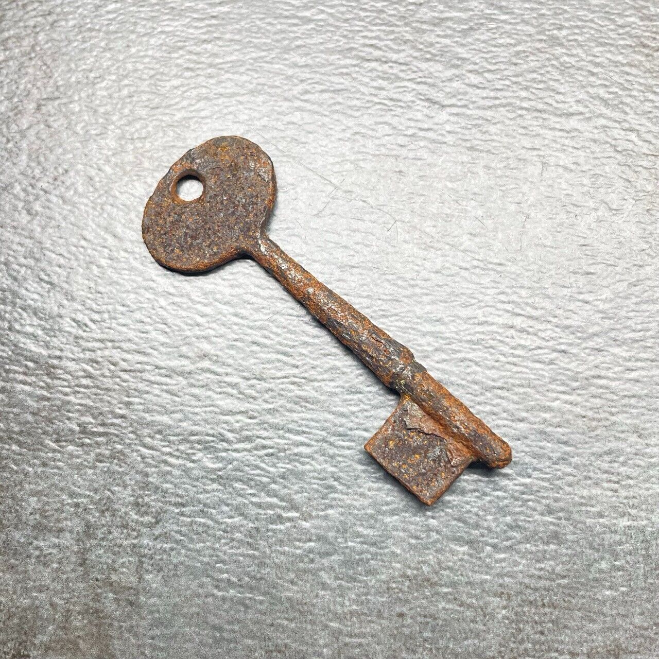 Antique Rusted Metal Skelton Key