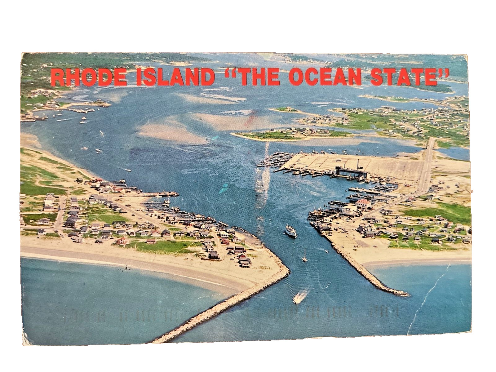 Rhode Island The Ocean State Postcard dated 09/16/1996 posted