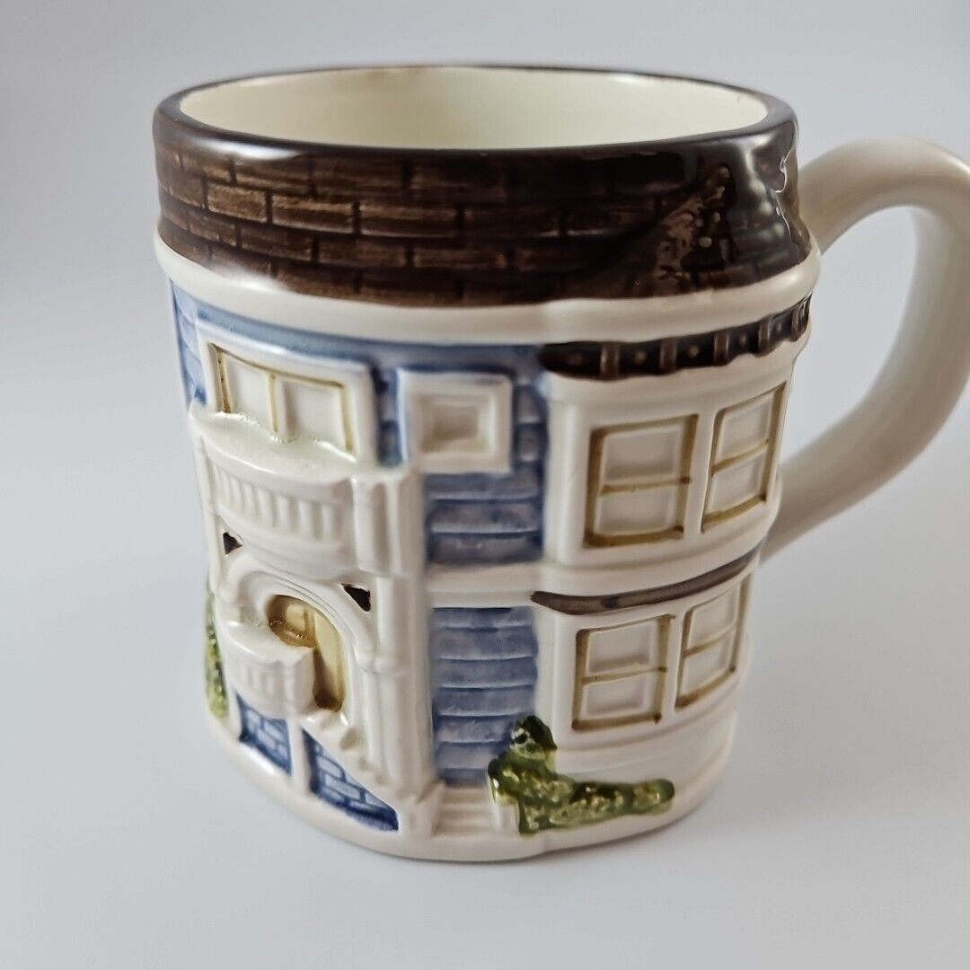 ⭐️⭐️Vintage Otagiri 3D Embossed House Coffee Mug