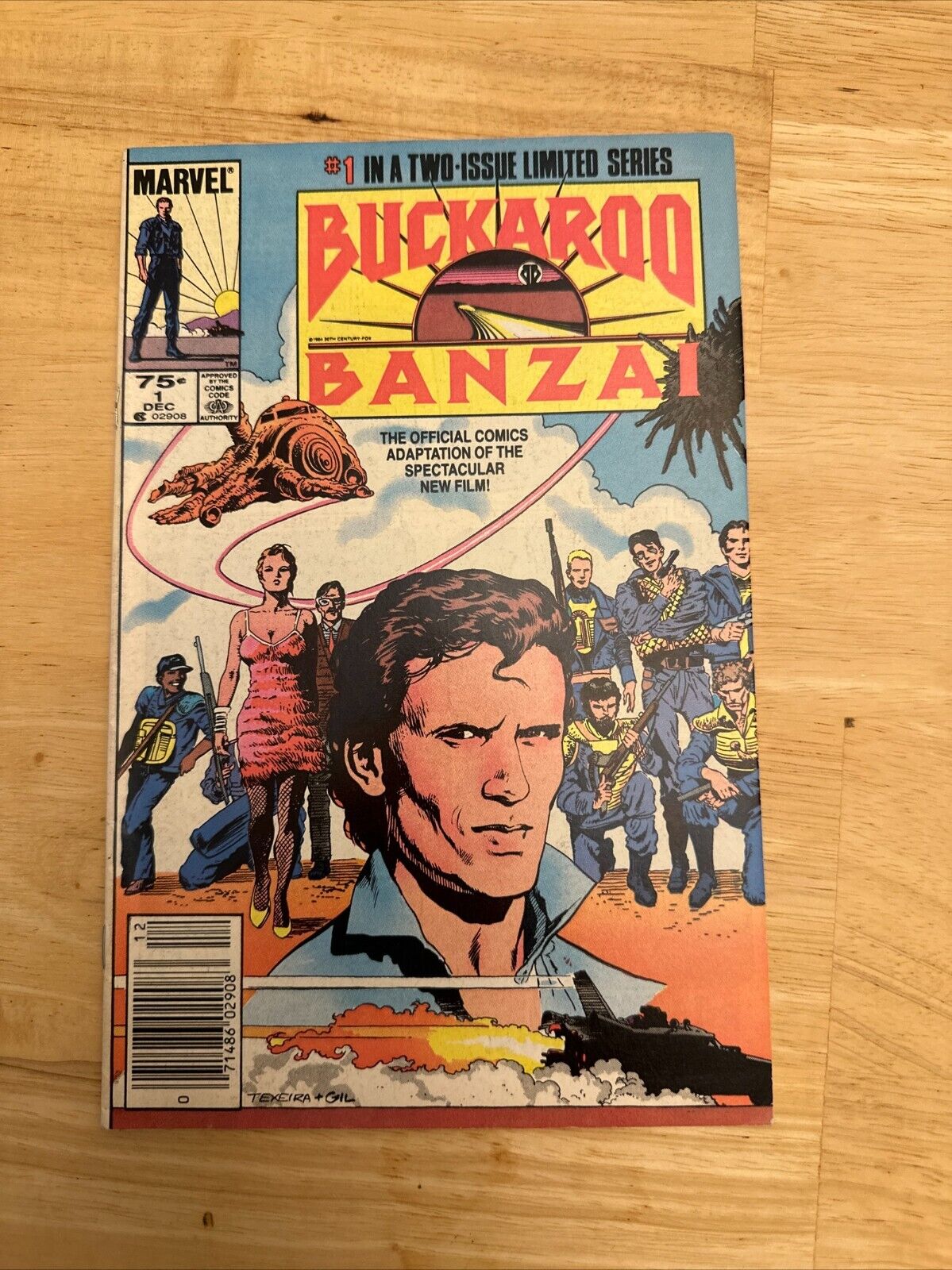 BUCKAROO BANZAI #1 MARVEL 1984