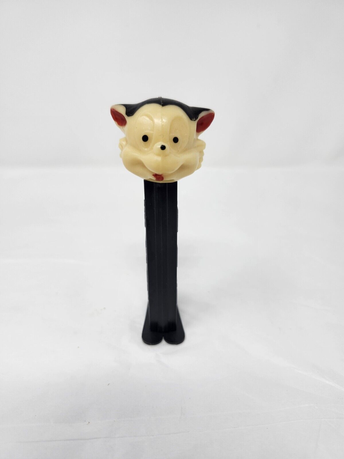 Vintage and Thin Foot Lil Bad Wolf Pez 3.9 Patent #.  Black Stem Disney Late 70s
