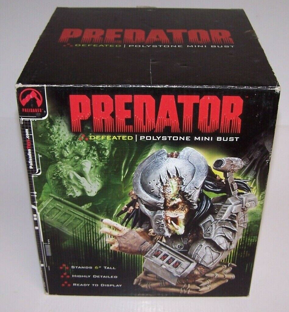 Predator Defeated Polystone Mini Bust Low #633/4000 Palisades NIB 