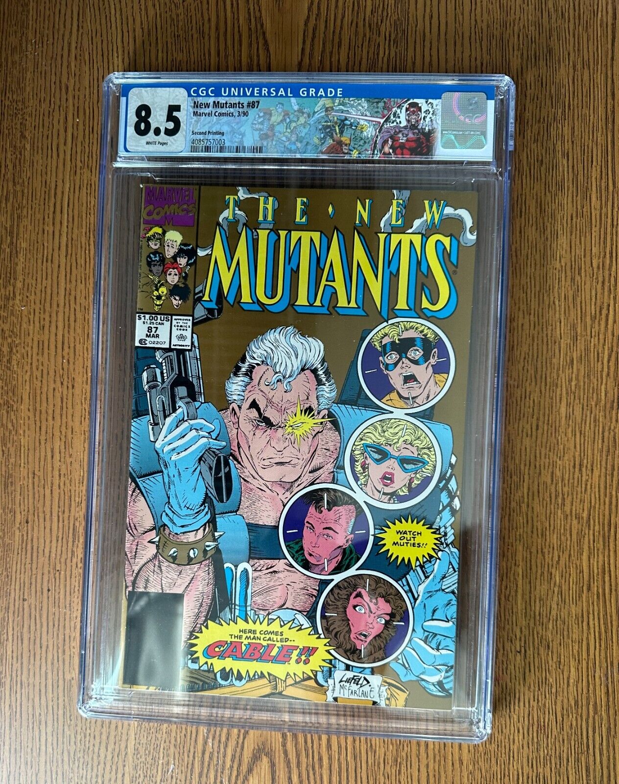 Marvel Comics The New Mutants #1 Graded 8.5