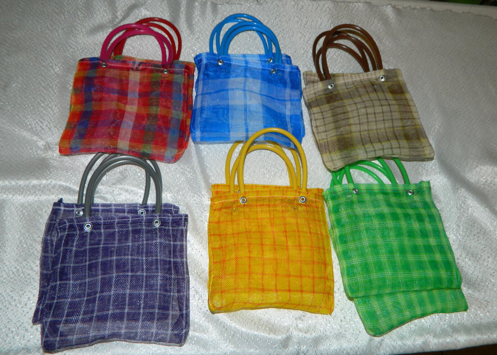 12 Mini Mercado Bags Party Favor Candy Gift Bags 6\