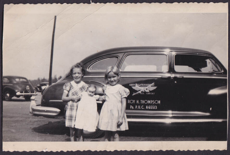 c 1947 Chrysler Roy C Thompson Airport Transport Wilkes-Barre Scranton PA photo