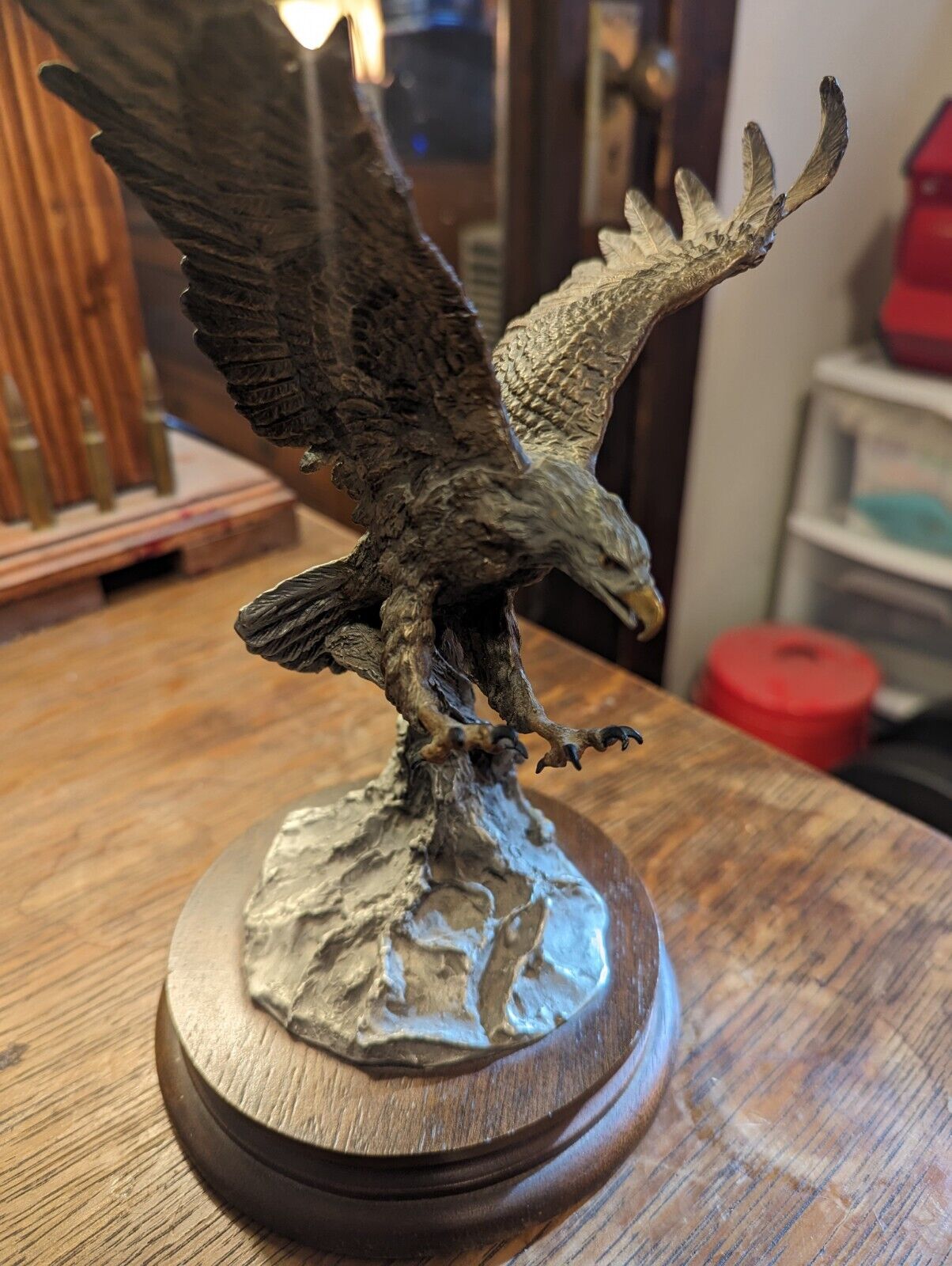 Chilmark Pewter - 1988 American Glory Eagle Statue 