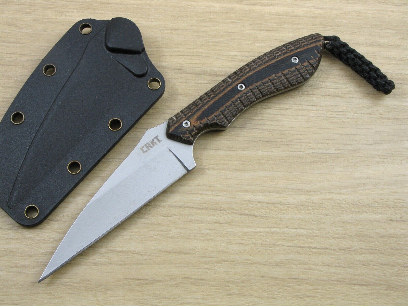 CRKT 2388 S.P.E.W. Wharncliffe Fixed Blade Knife, G10, Folts, w/Sheath