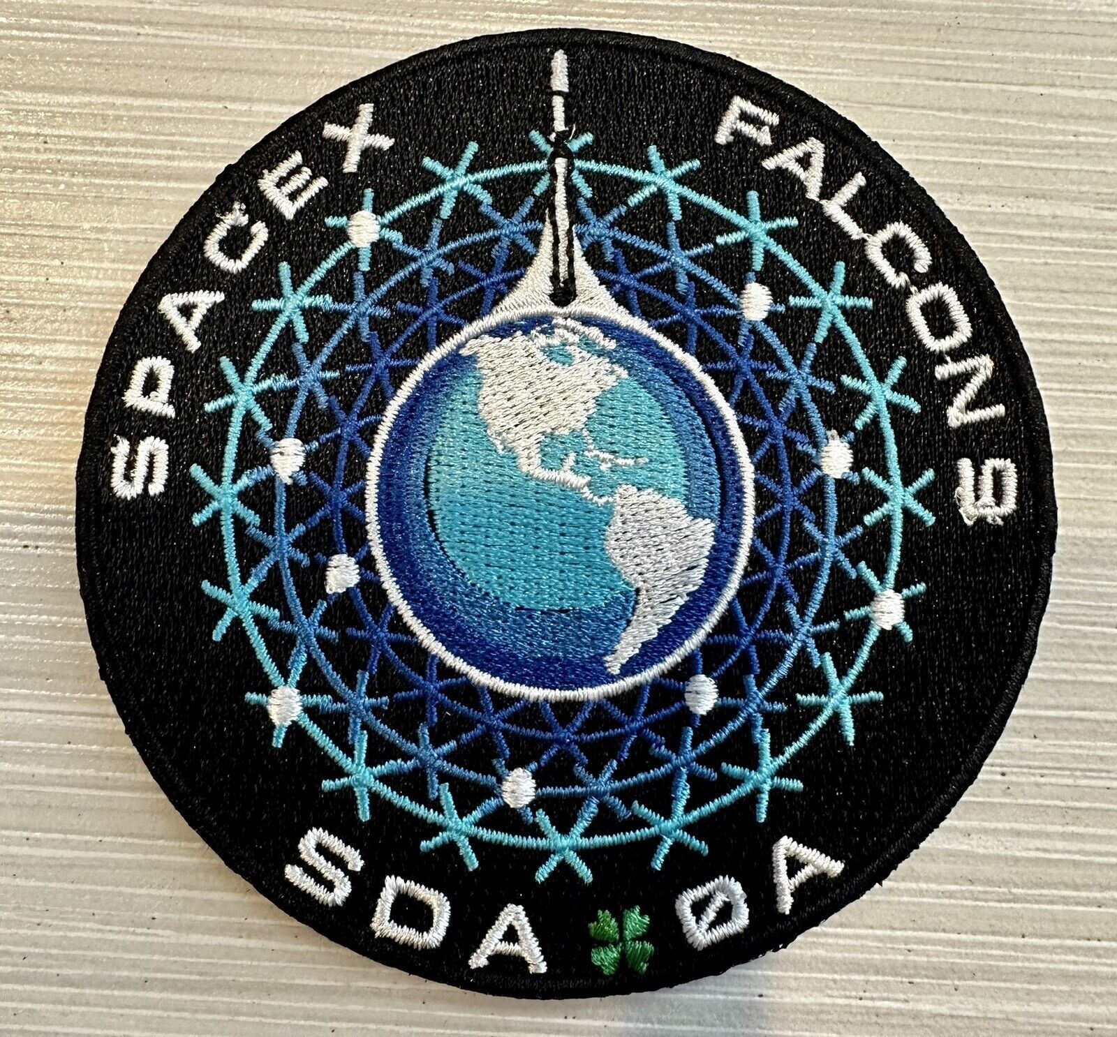 ORIGINAL SPACEX SDA 0A GLOBAL SATTELITE MISSION PATCH- 3.5” USA TEXAS