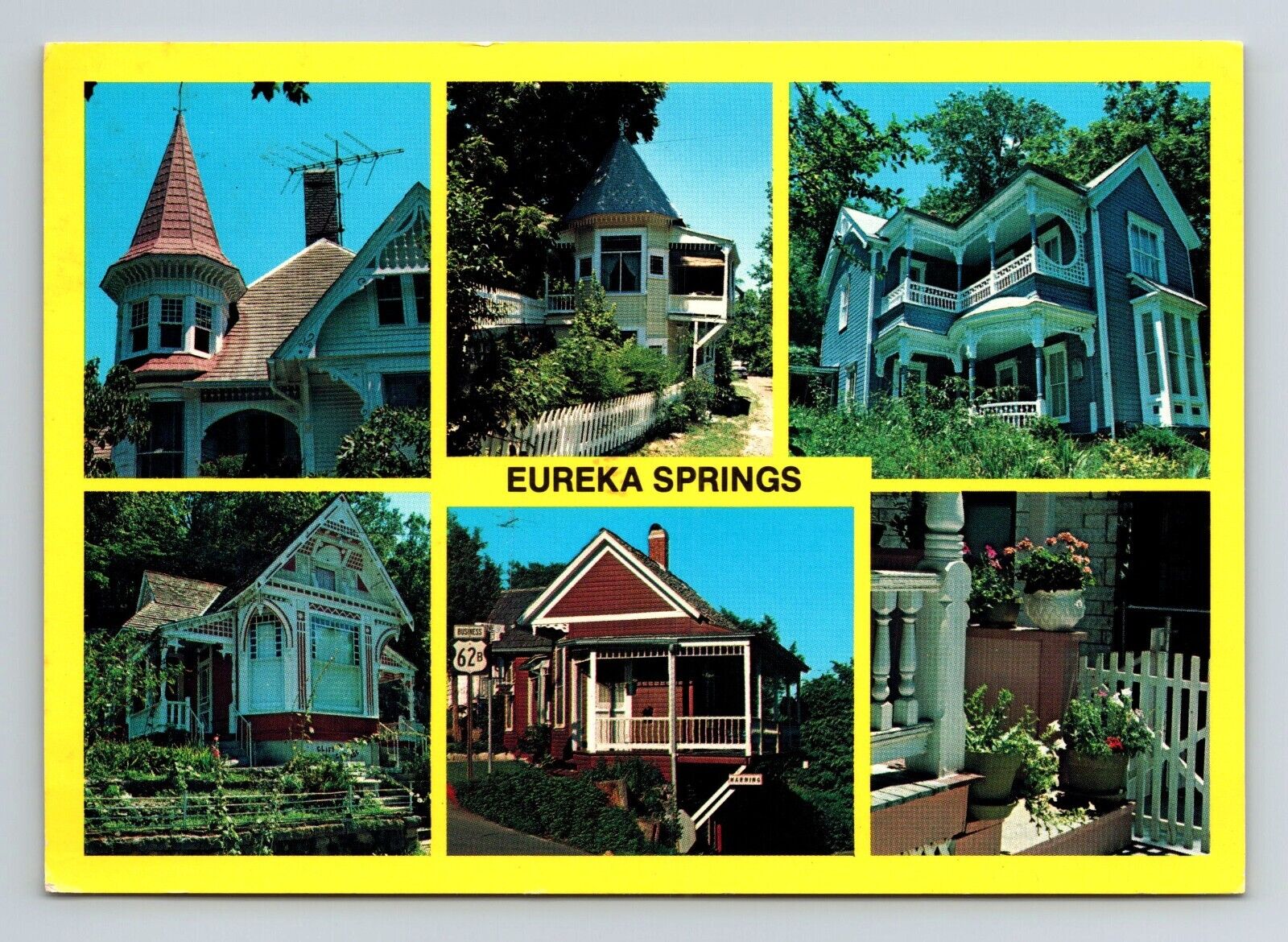 Vintage post card 5 3/4 x 4 1/8 inch EUREKA SPRINGS Arkansas