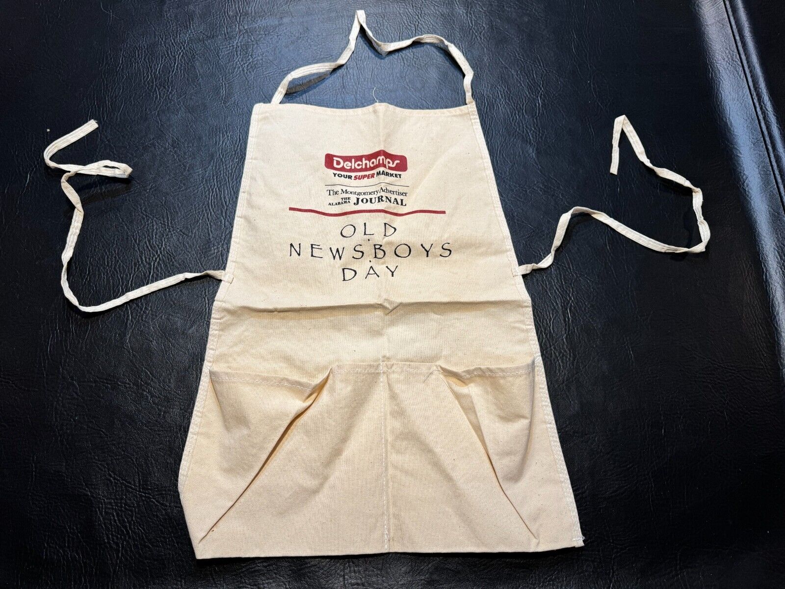 Delchamps - Montgomery, AL Old Newsboys Apron with Pockets