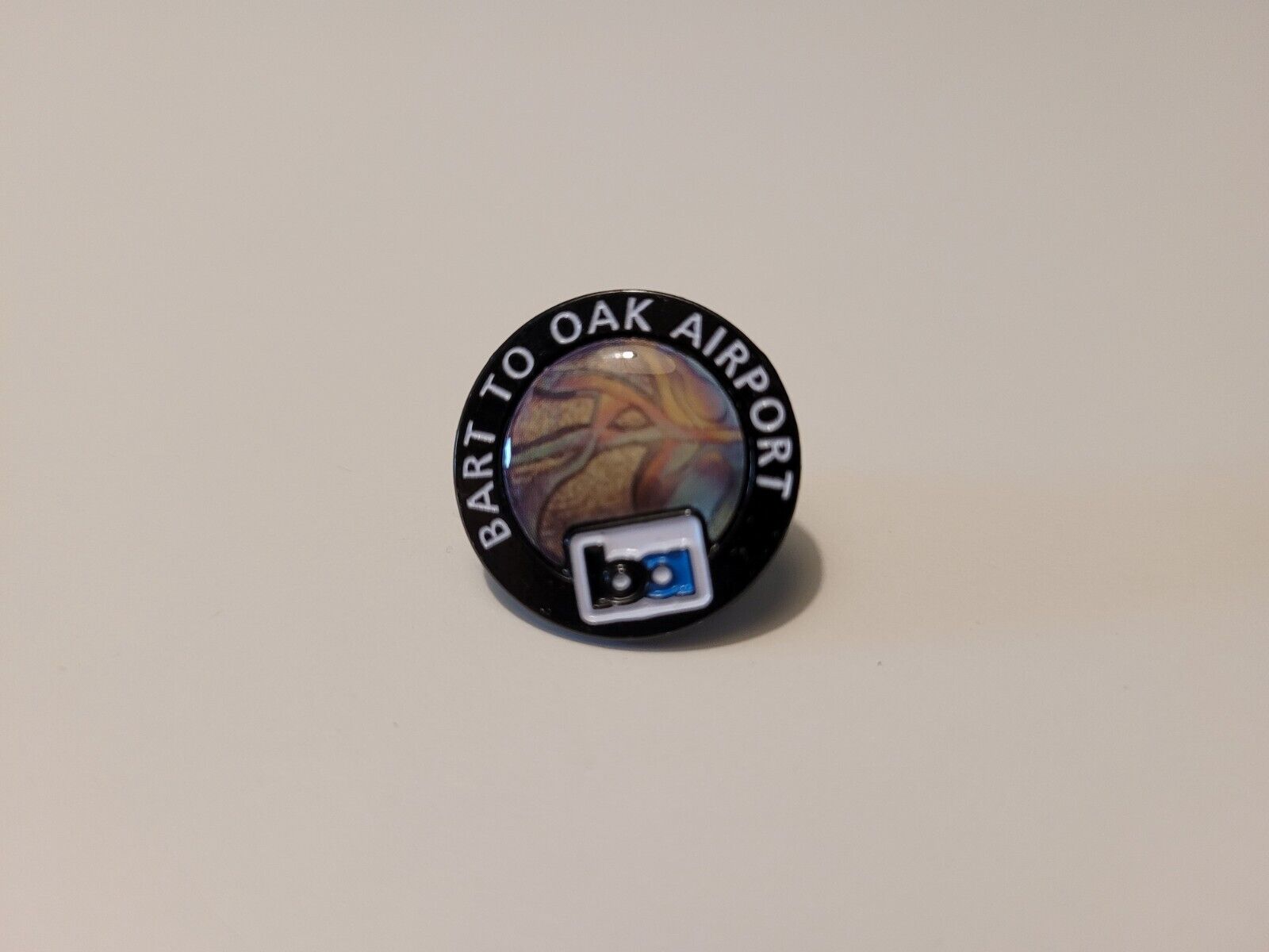 BART Bay Area Rapid Transit Oakland Airport Commuter Line Train Pin Swag