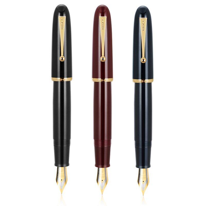 3PCS Jinhao 9019 Fountain Pen #8 EF/F/M Nib, Big Size Pen & Large Converter