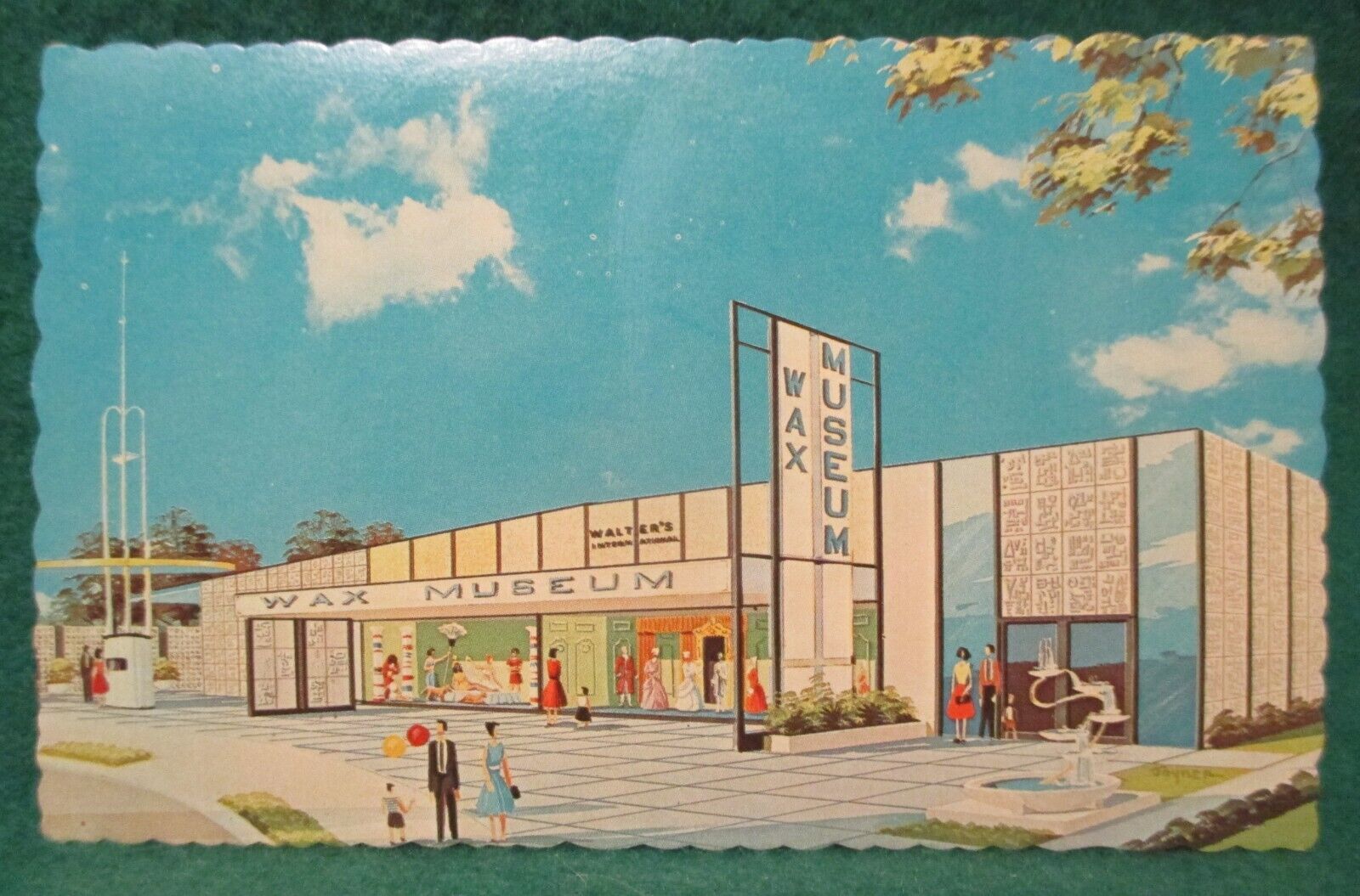 Estate Sale ~ 1964 New York World\'s Fair Postcard - Walter\'s Wax Museum
